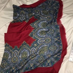 Red Luca Castellani Scarf